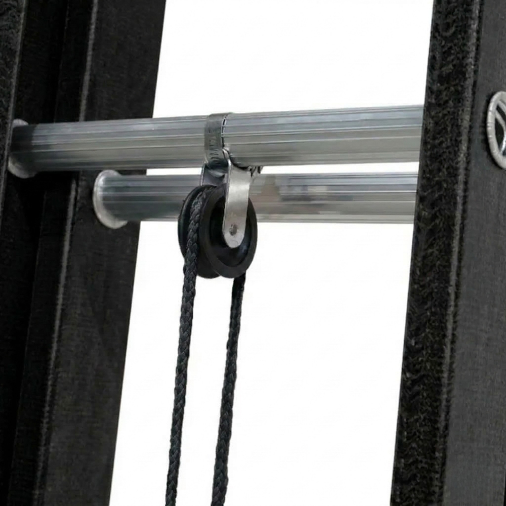 Escada Extensível Profissional Fibra de Vidro 4,20m a 7,20m 150kg Síntese