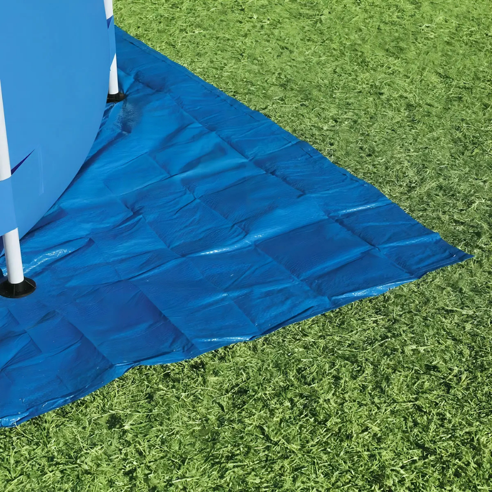 Kit Bomba Filtrante Bestway 2.006 L/h 127V + Forro Lona 4x4m