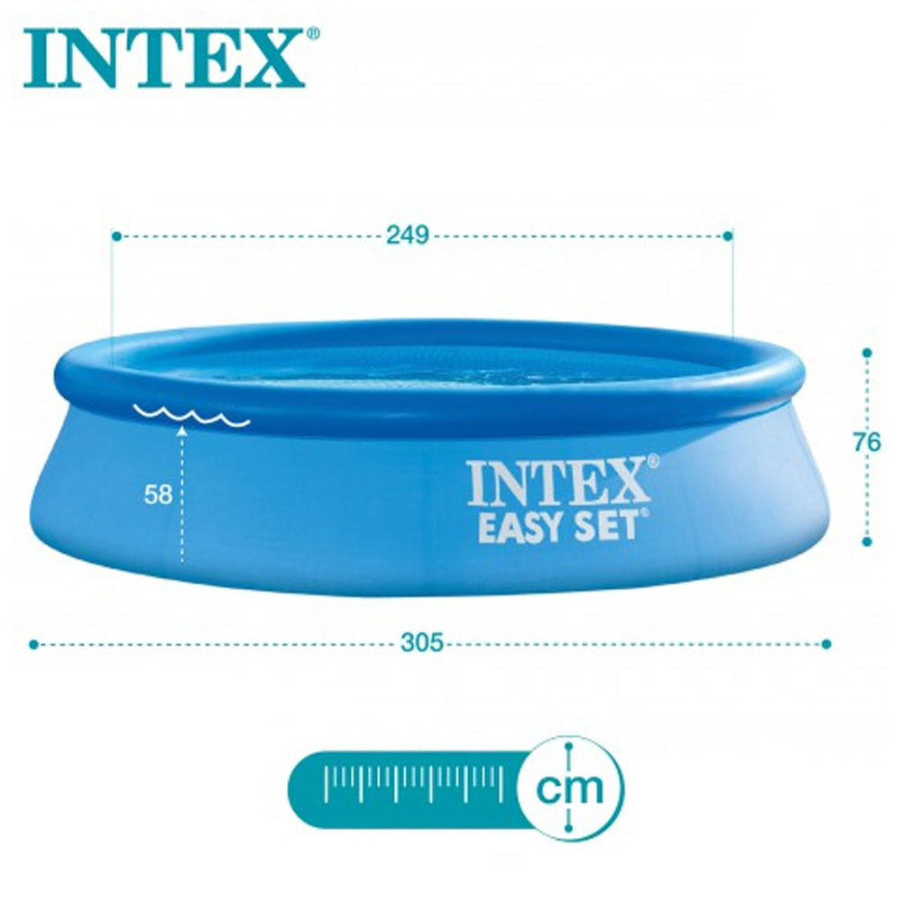 Piscina Inflável Easy Set 3.853 Litros 305 Cm X 76 Cm Intex