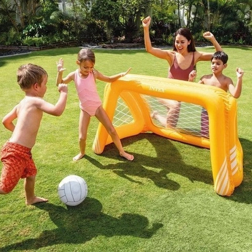 TRAVE INFLÁVEL PARA POLO AQUÁTICO FLUTUANTE AMARELA INTEX