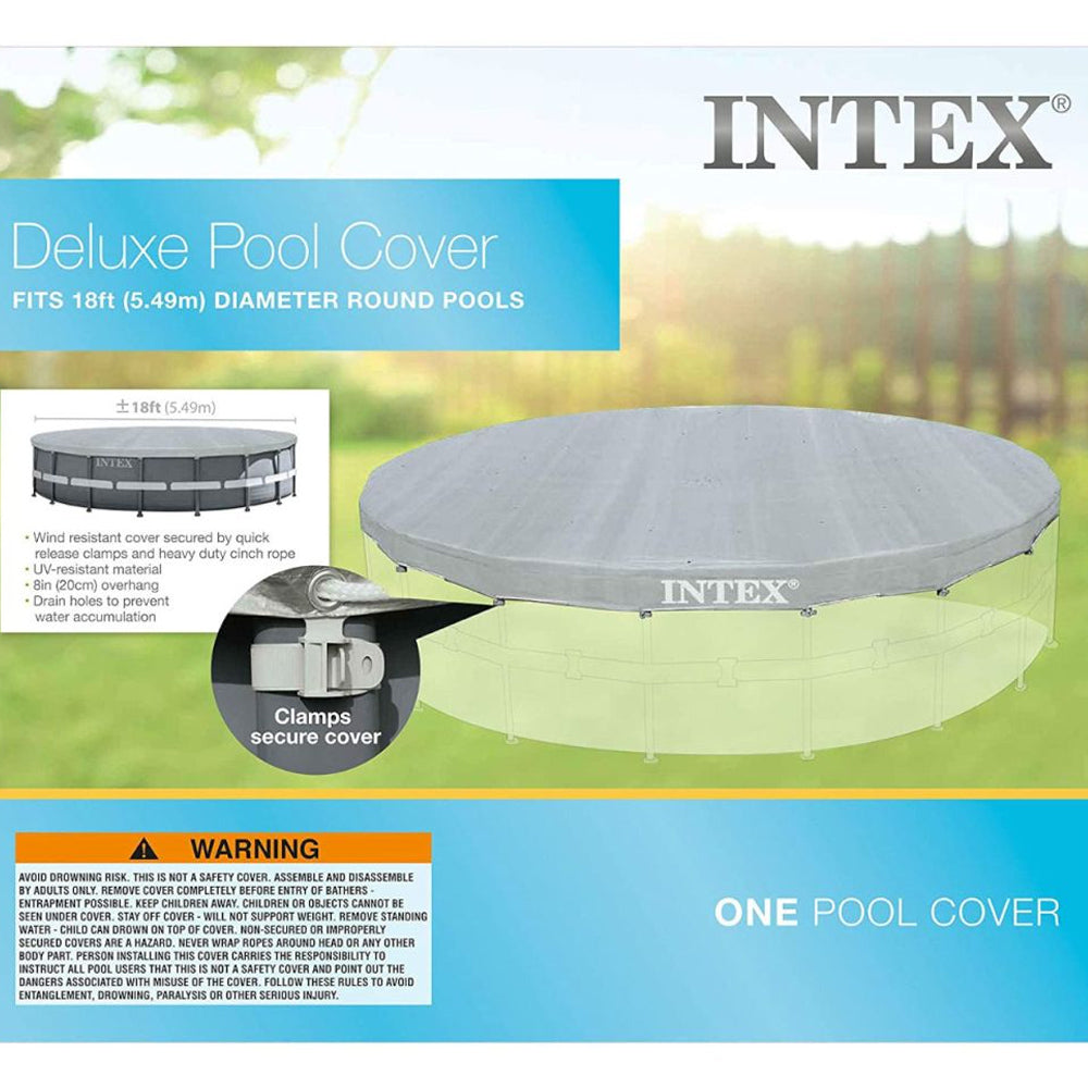 CAPA PARA PISCINA PROTEÇÃO DE LUXO INTEX ESTRUTURAL 549 CM 5,49M 18' 24310L
