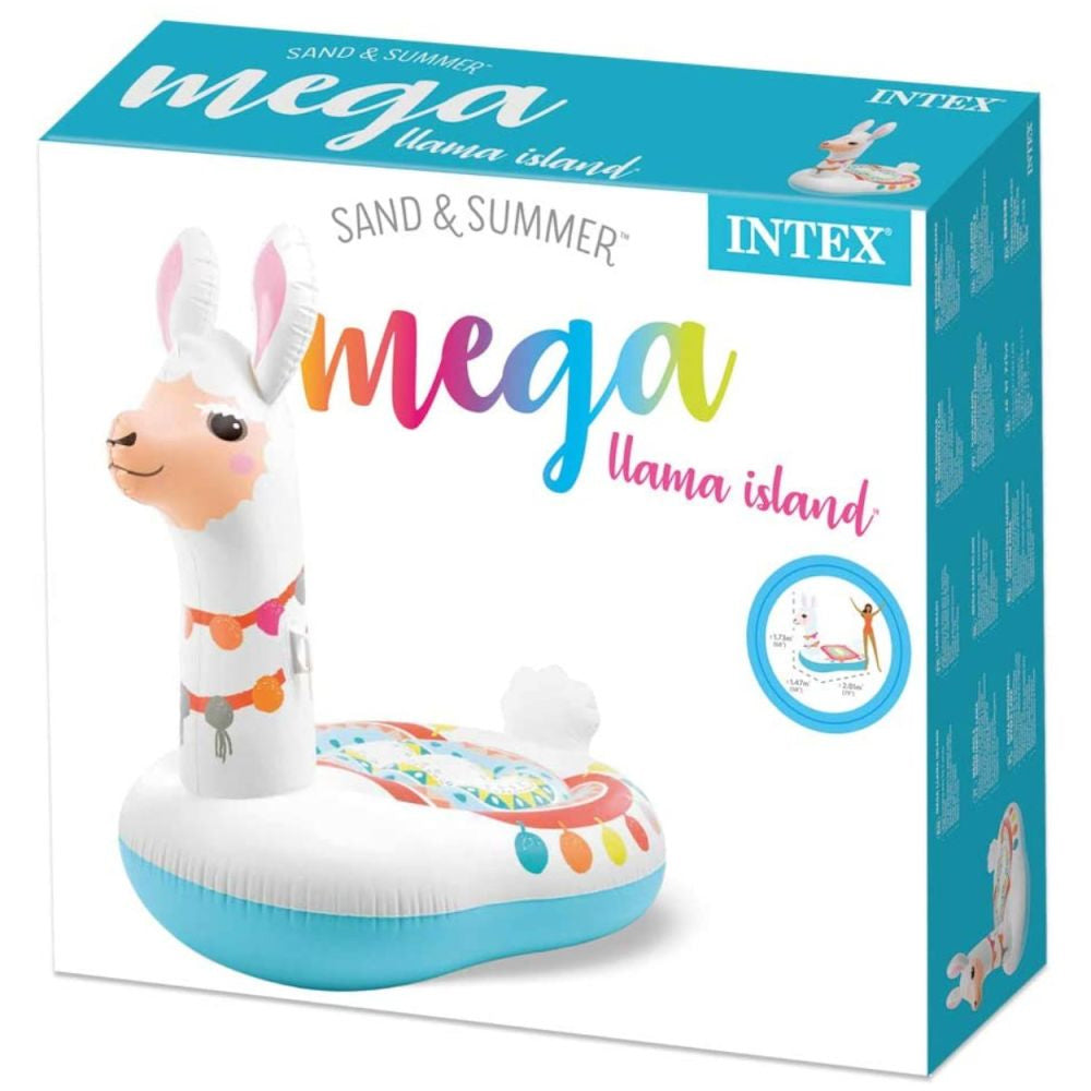 COLCHÃO INFLÁVEL PARA PISCINA ILHA LHAMA MEGA