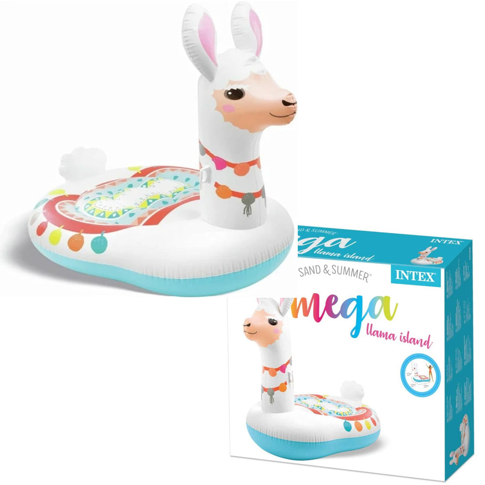 COLCHÃO INFLÁVEL PARA PISCINA ILHA LHAMA MEGA