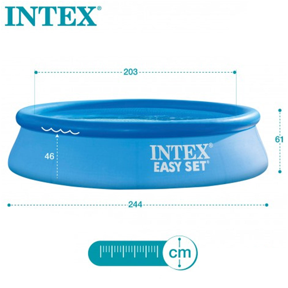 Piscina Inflável Easy Set 1.942 Litros 244cm X 61cm Intex