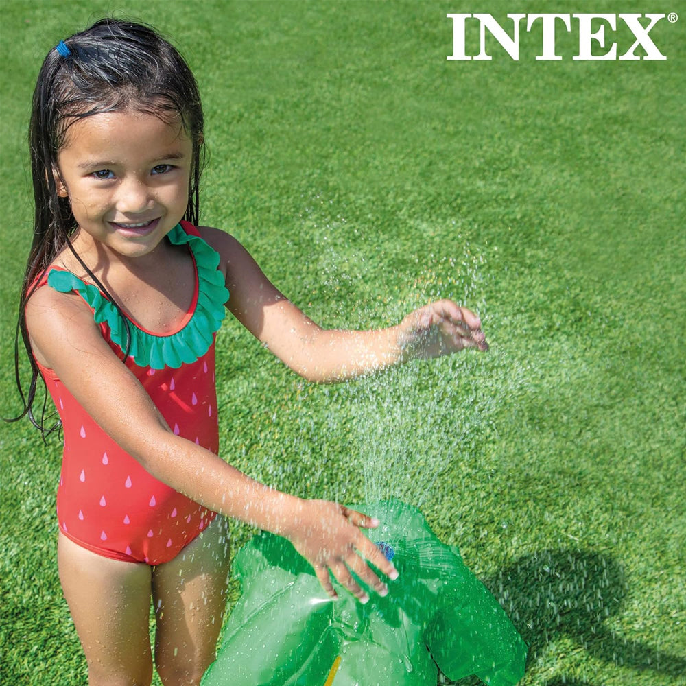 Piscina Inflável Intex Parque dos Dinossauros 143 Litros Escorregador Infantil