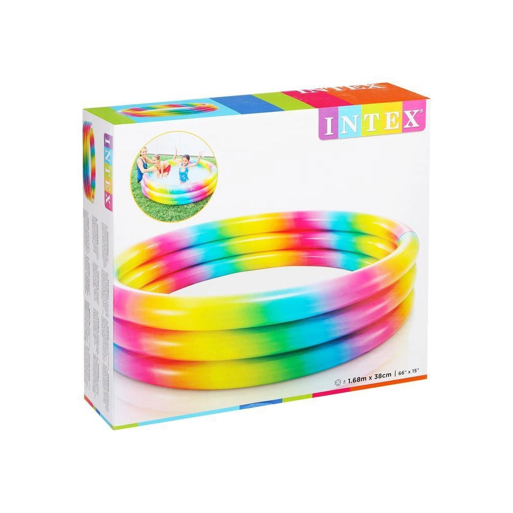 PISCINA INFANTIL ARCO IRIS PRAIA 330L INTEX