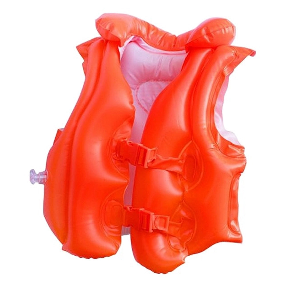 COLETE BOIA DELUX INFLÁVEL INFANTIL LARANJA 50X47CM INTEX