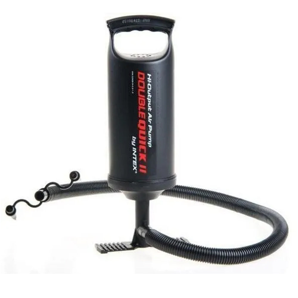 Bomba de Ar Portátil Manual Com 3 Bicos Intex Double Quick I Média 36cm
