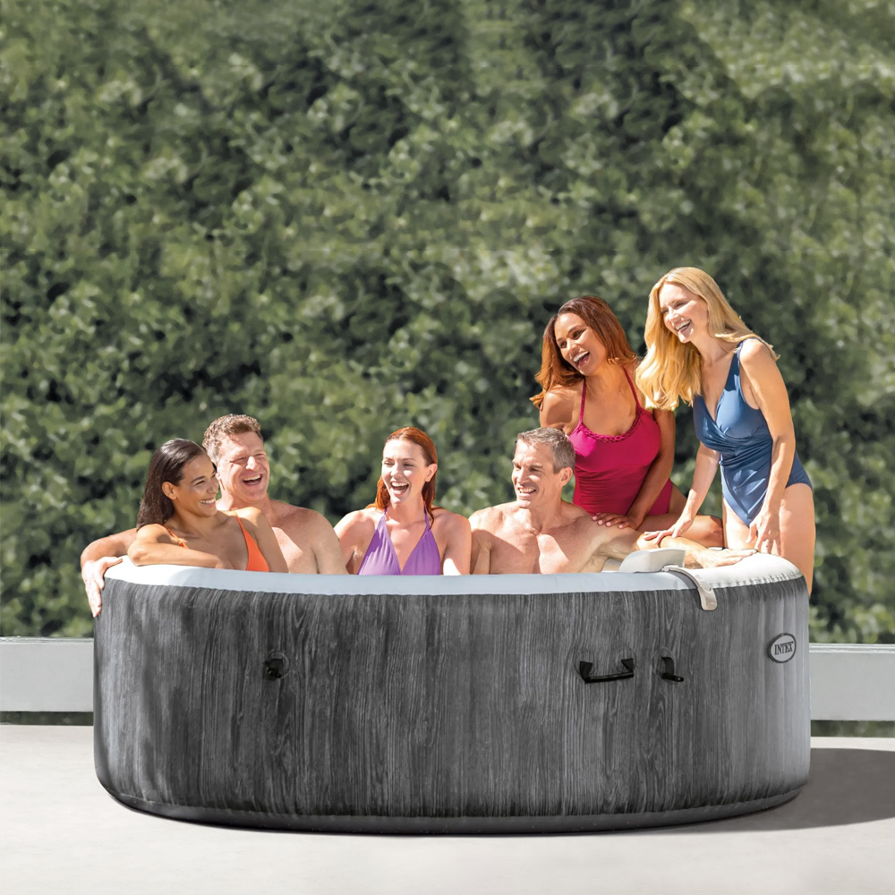 Piscina Inflável Intex Greywood SPA Ofurô 1.098 Litros 6 Lugares Com Bomba e Filtro 110v
