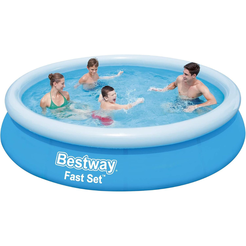 Piscina Inflável Grande Circular Fast Set 5.377L 3,66m x 76cm Bestway