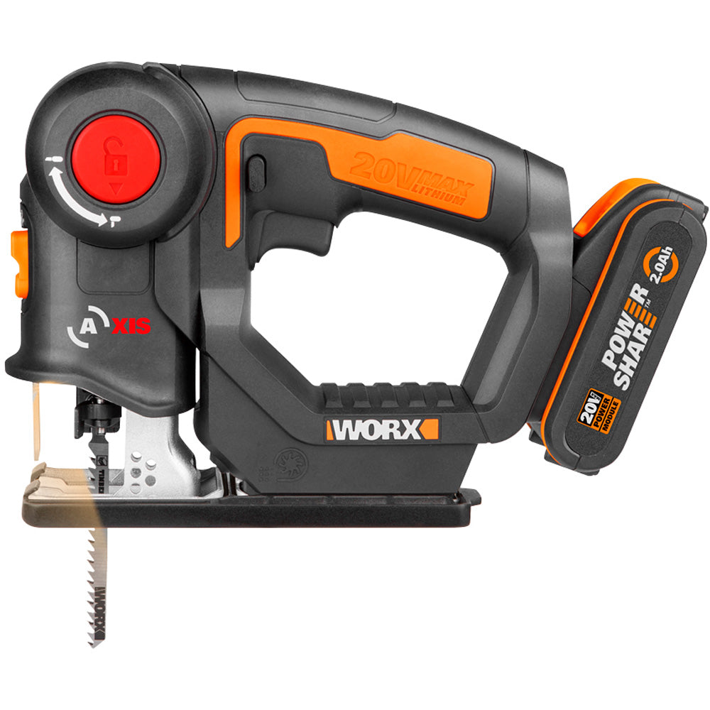 Serra Tico Tico Sabre 2 em 1 à Bateria 20v Bivolt Wx550 Worx
