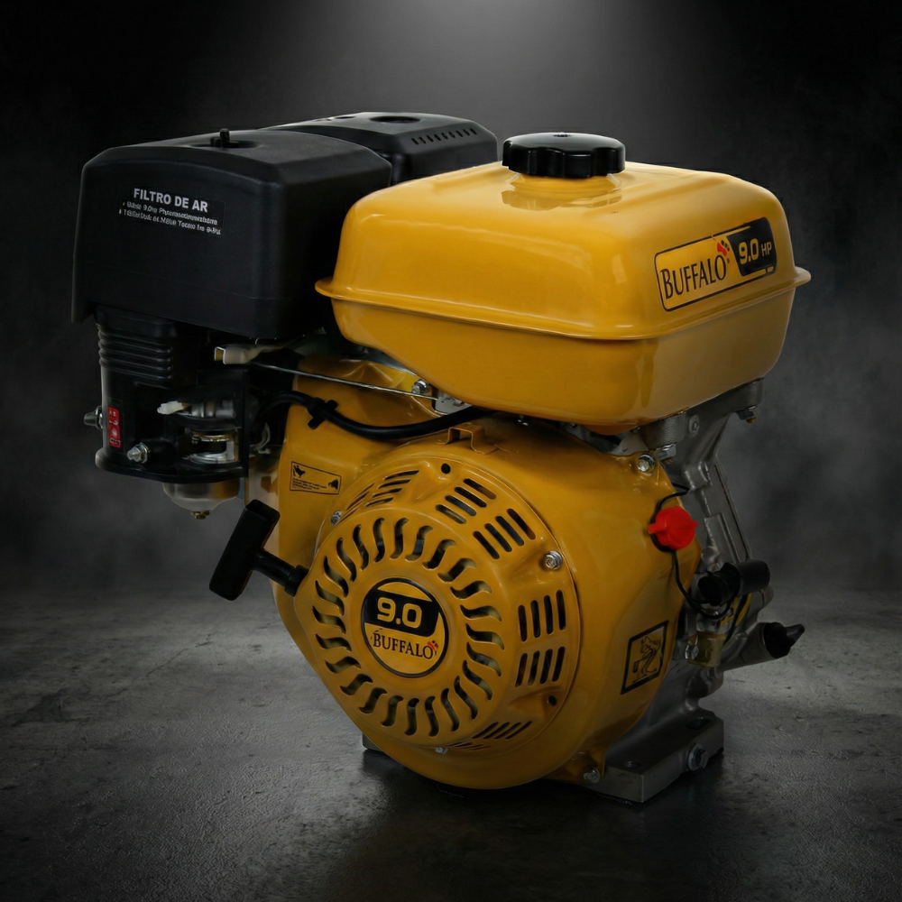 Motor Estacionário Gasolina Partida Manual BFG 9HP/9CV 4T 270CC Buffalo
