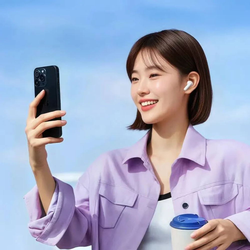 Fone de Ouvido Bluetooth QCY MeloBuds N30 ANC 45dB BH24HT16A 28h