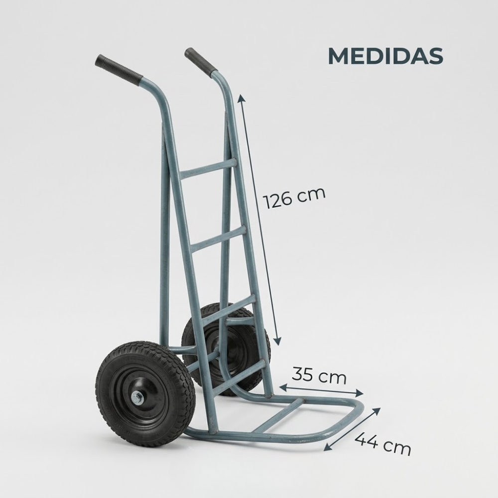 Carrinho Armazém 300kg Roda com Rolete Metalpama