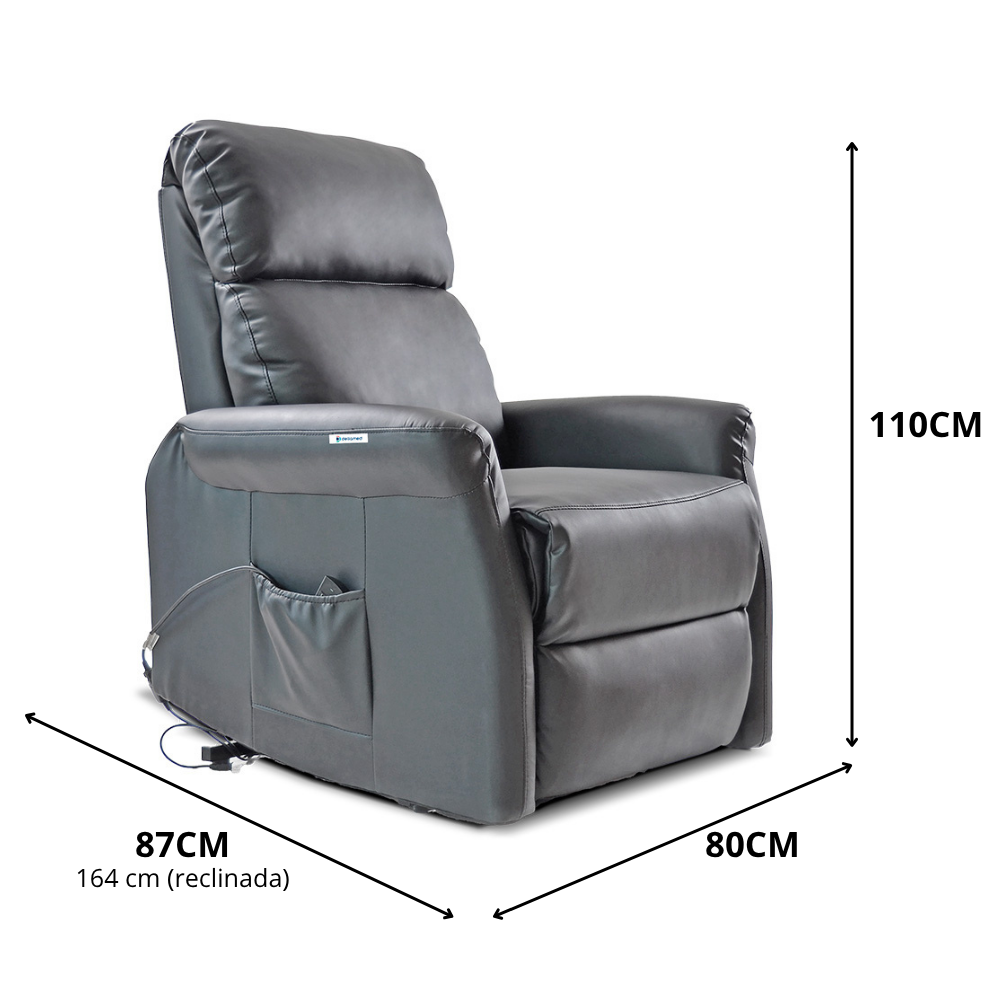 Poltrona Leito Reclinável Automática Elevamed Dellamed