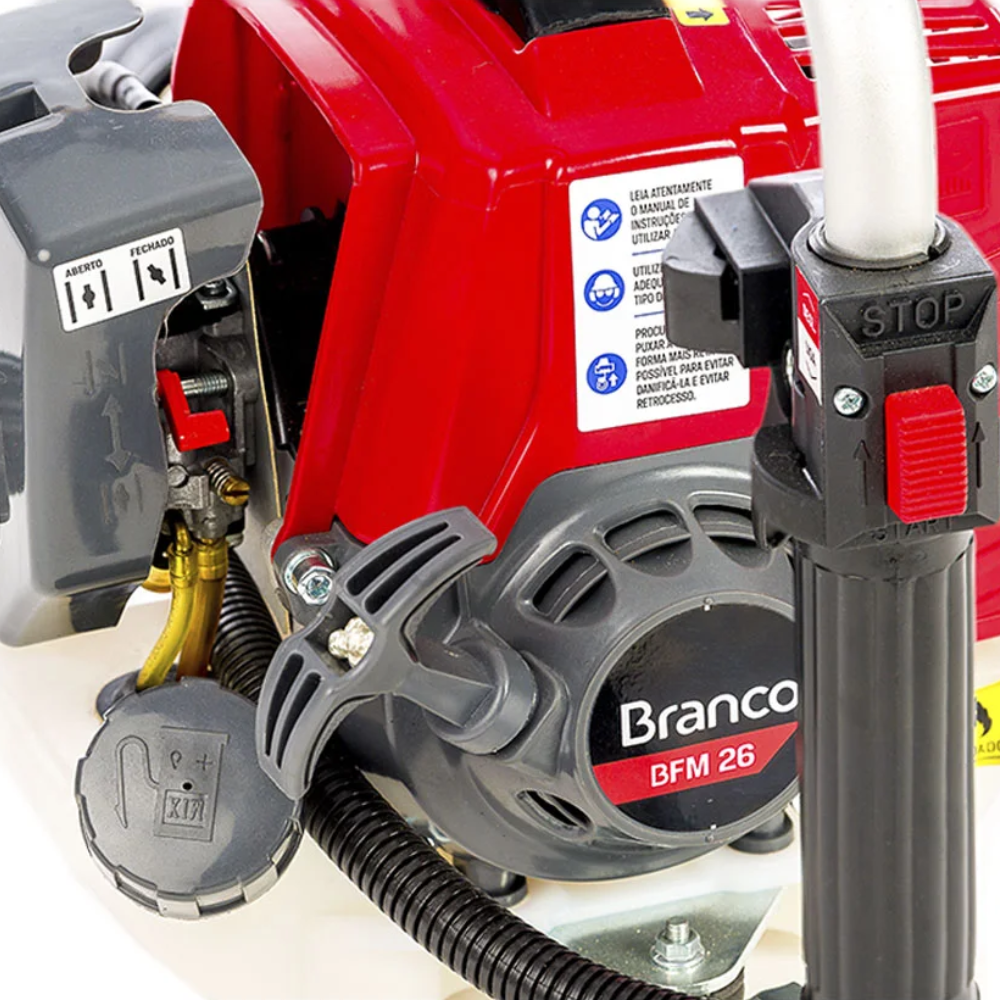 Furadeira de Mourão à Gasolina 1CV 25,5CC 2T BFM-26 BRANCO