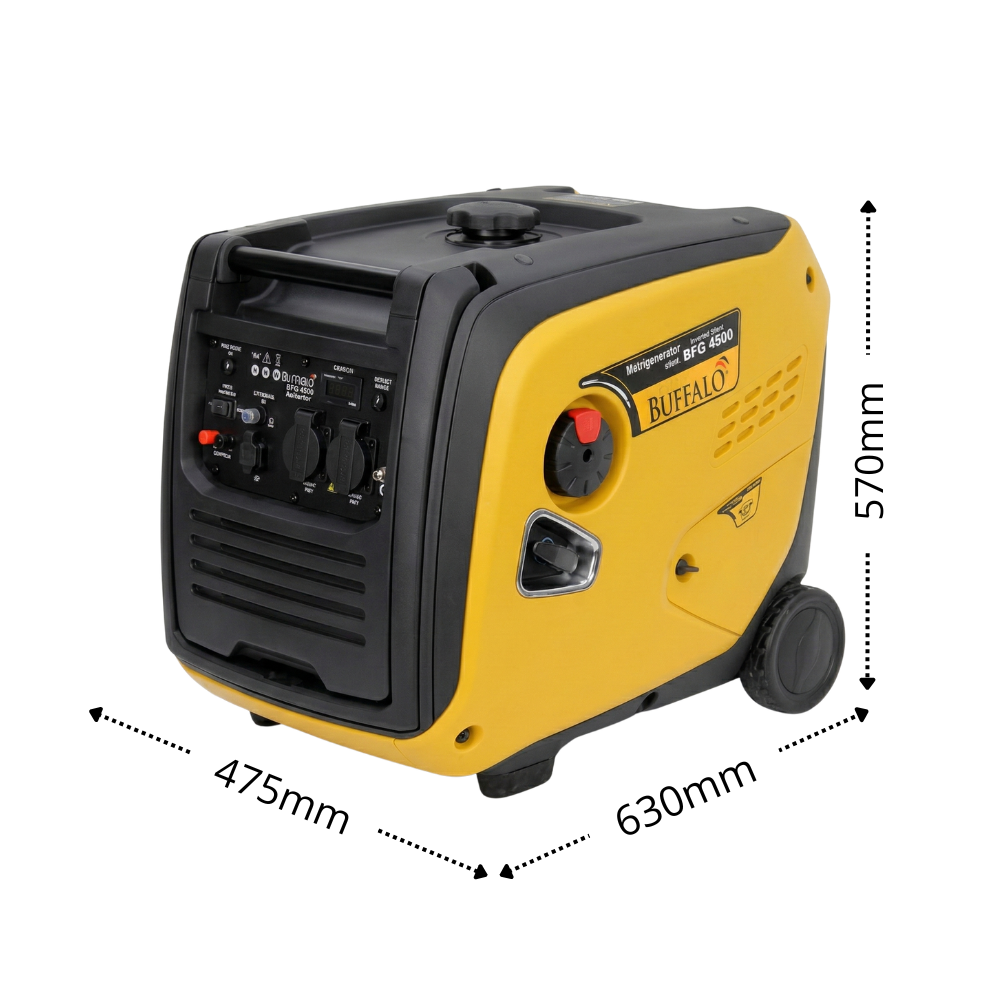 Gerador à Gasolina Partida Manual Inverter Silencioso 4.4 kVA BFG 4.500 Buffalo
