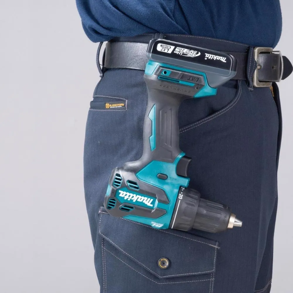 Parafusadeira Furadeira de Impacto 18V 3.0Ah DHP490 Brushless Com Bateria e Carregador Bivolt Makita