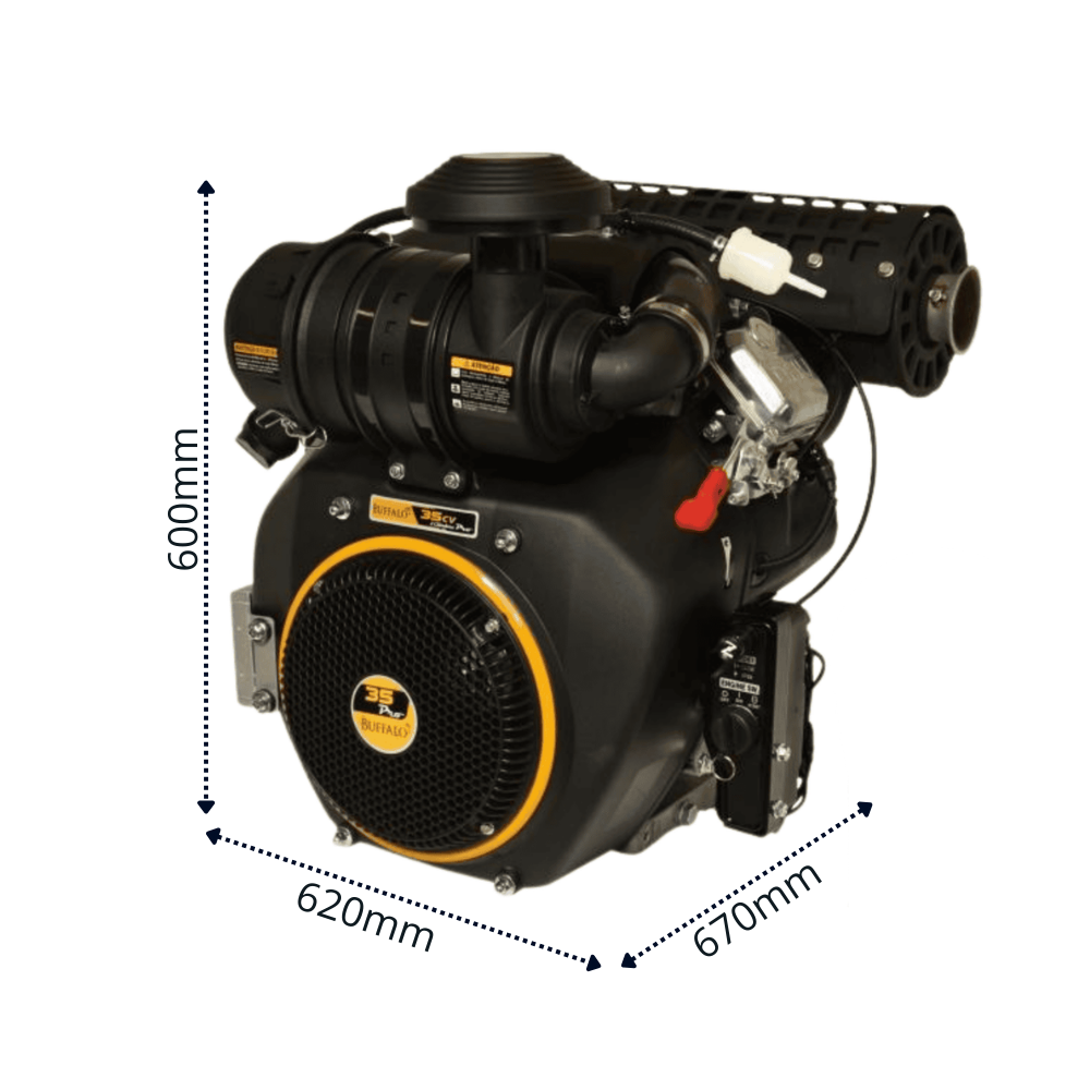 Motor Gasolina Estacionário Partida Elétrica 35HP/CV 999cc BFGE 35.0 PRO Buffalo