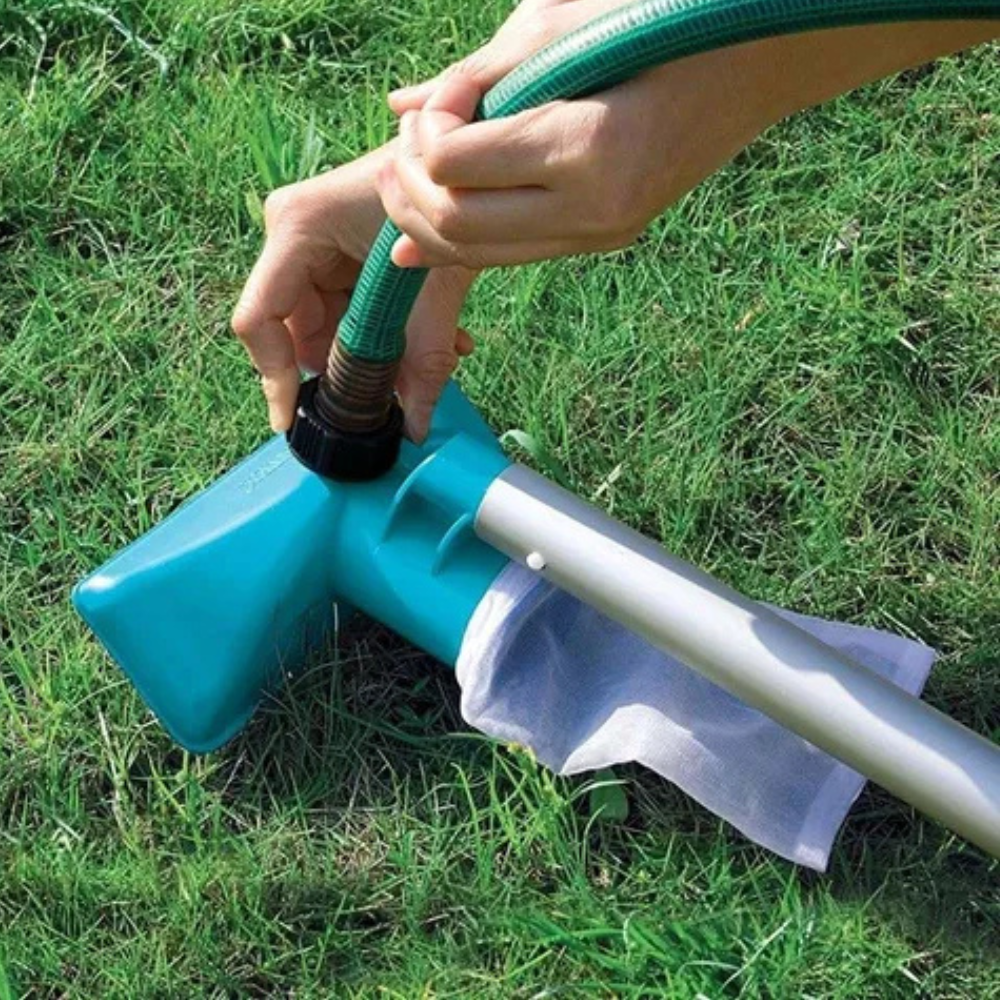 Kit Manutenção para Piscina - Peneira e Aspirador com Cabo Aluminio Intex