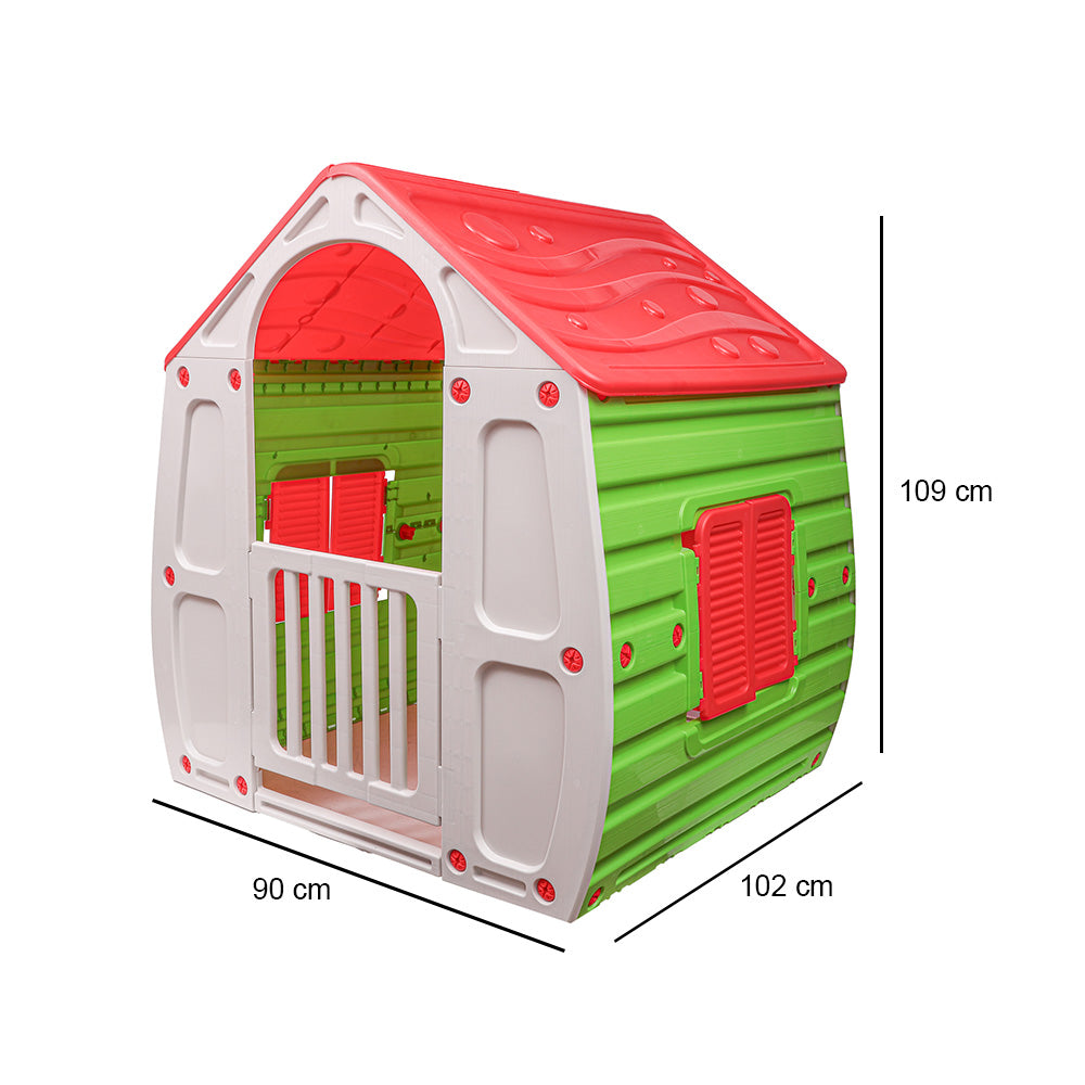 Casinha de Brinquedo Infantil Playground Grande Magic House Proposita com Porta e Janela