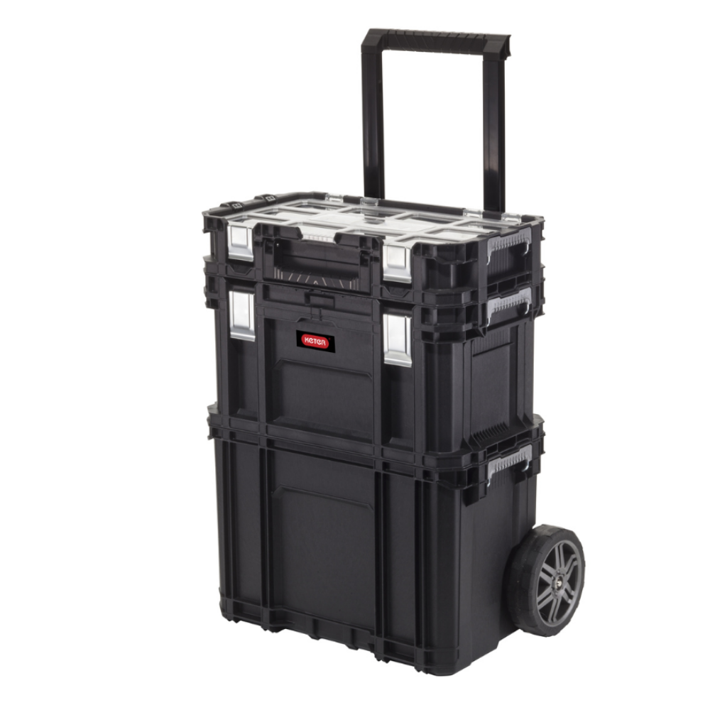 CAIXA ORGANIZADORA DE FERRAMENTAS CONNECT ROLLING SYSTEM Preto - Keter