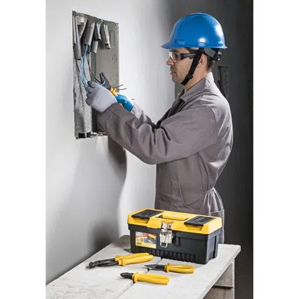 KIT JOGO FERRAMENTAS ALICATES CORTE DIAGONAL 6" MAIS ALICATE BICO MEIA CANA 6" 1000V TRAMONTINA