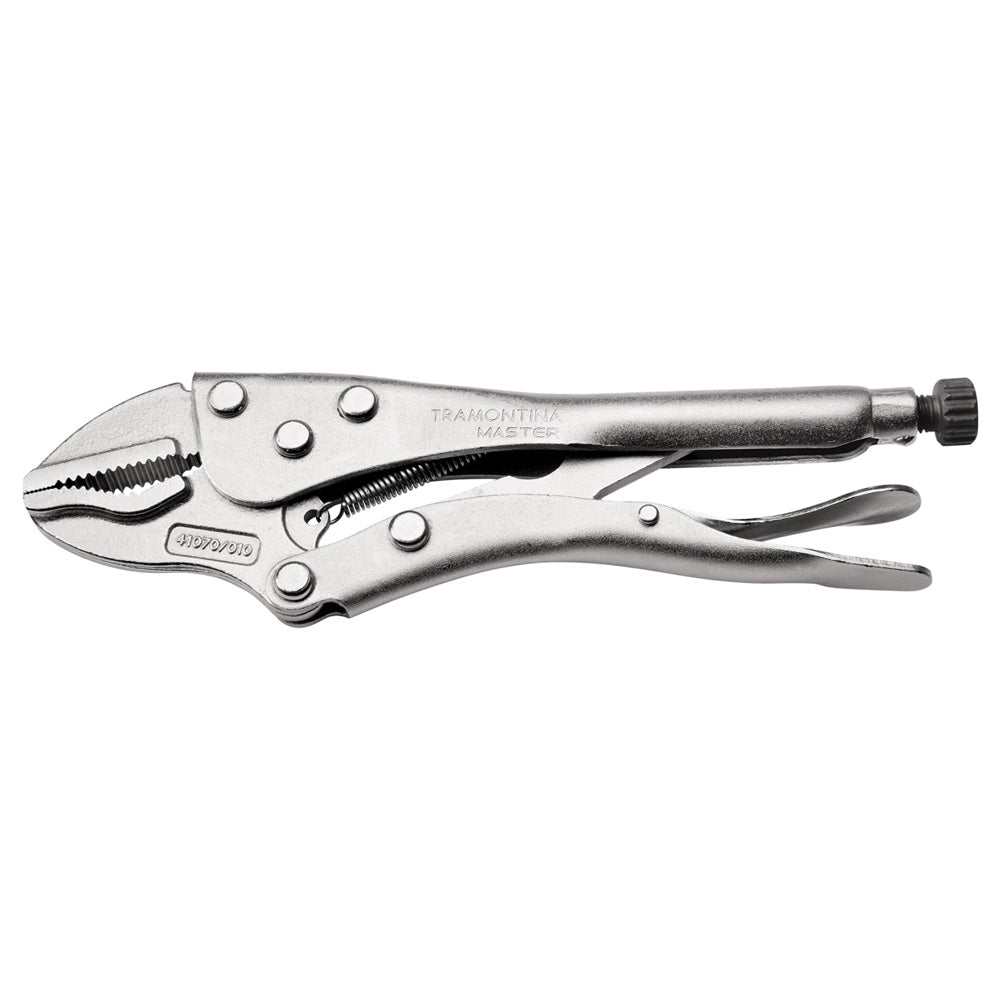 ALICATE DE PRESSÃO 10" TRAMONTINA COM MORDENTE TRIANGULAR