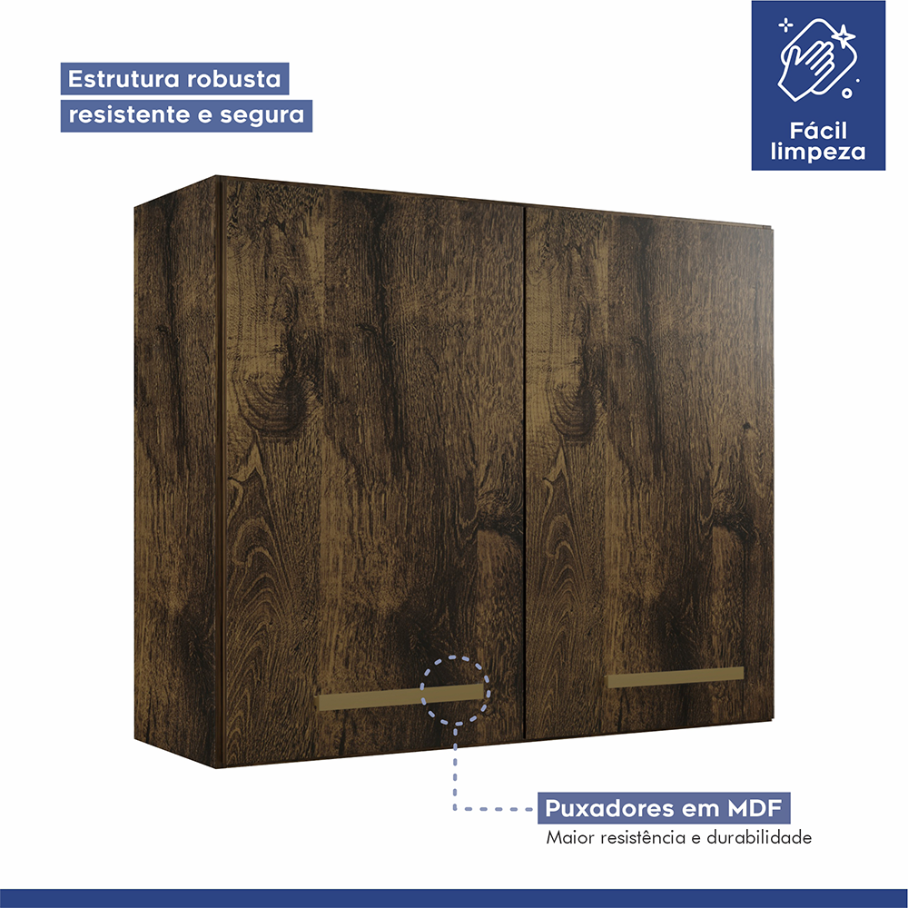 Armário Aéreo 2 Portas para Cozinha Valencia Ype Kaiki