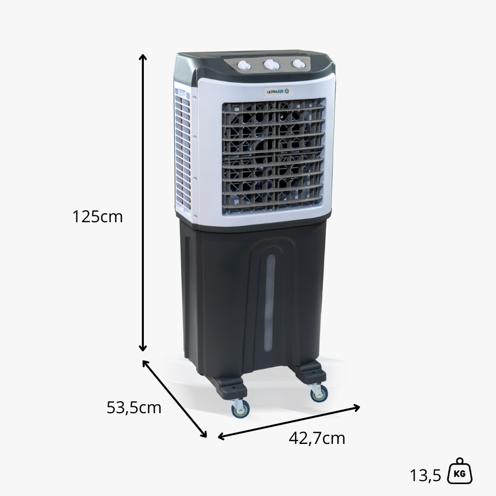 Climatizador de Ar Industrial Ultra 75 Litros Portátil 220v Evaporativo 3 Velocidades 150w Ultraar