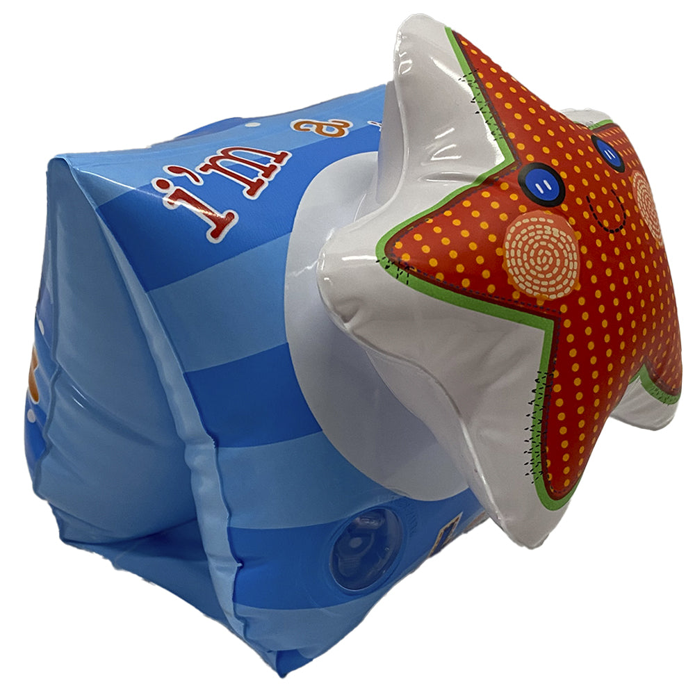 BOIA DE BRAÇO INFLÁVEL INFANTIL FLUTUADOR ESTRELA INTEX