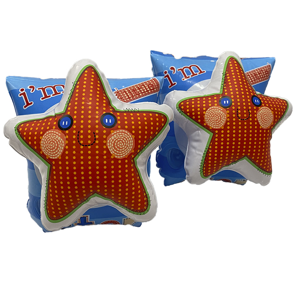 BOIA DE BRAÇO INFLÁVEL INFANTIL FLUTUADOR ESTRELA INTEX