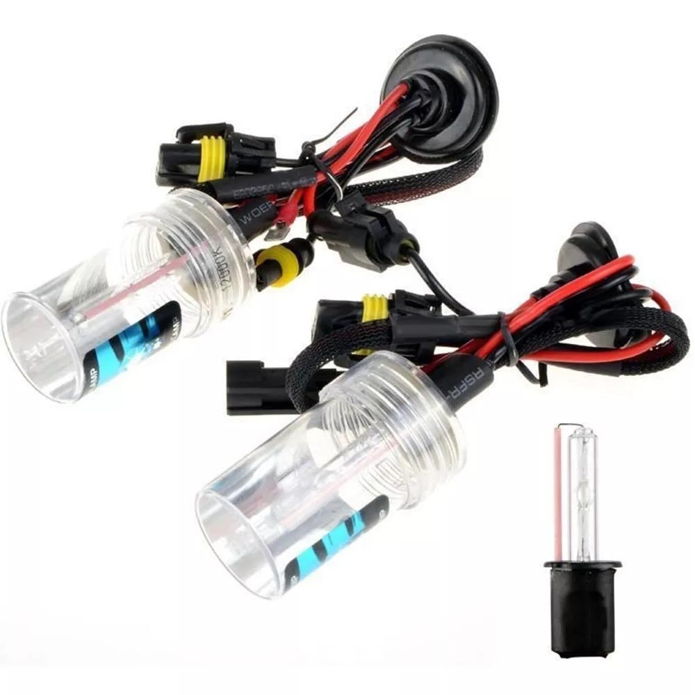 Par Lâmpadas Xenon Reposição Hid 8000k Milha Farol