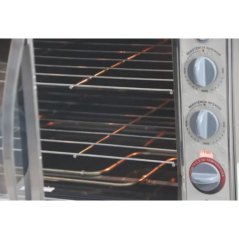 FORNO ELÉTRICO LUXO PREMYUM ADV INOX 65 LITROS