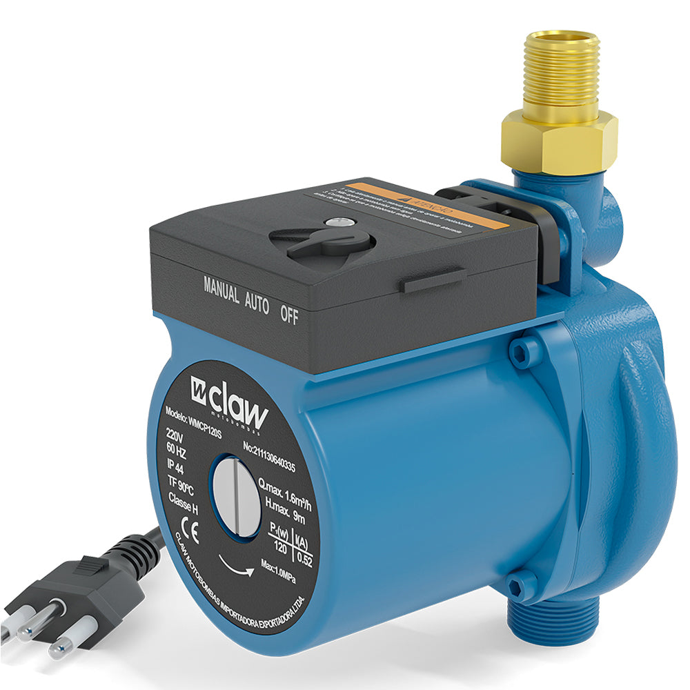 Bomba Circulação e Pressurização 120W WMCP120S Rosca de 3/4" Claw
