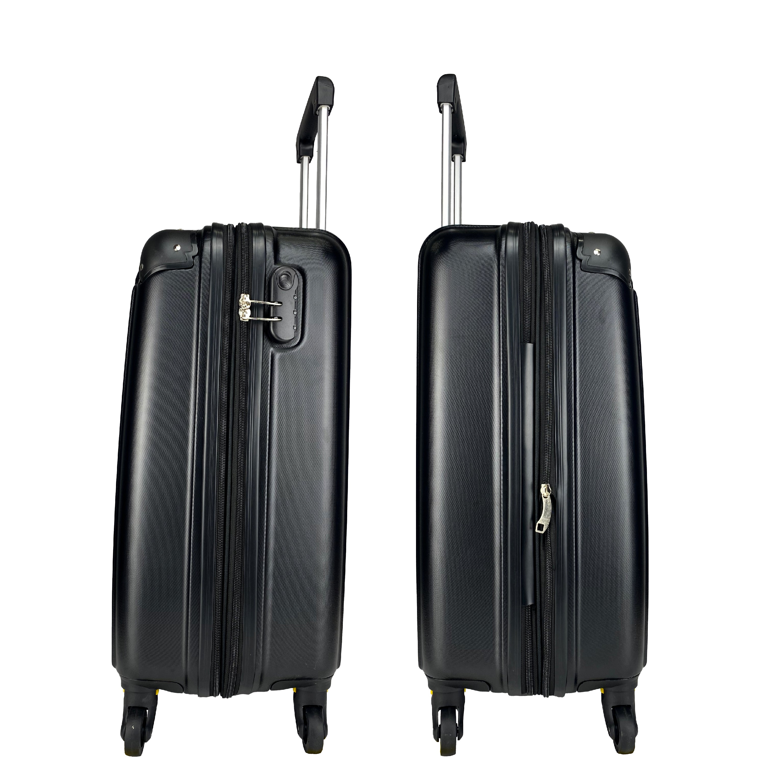 Mala de Viagem de Bordo Roda Giro 360 Grau Rígida Inglaterra 25x59x37cm Black