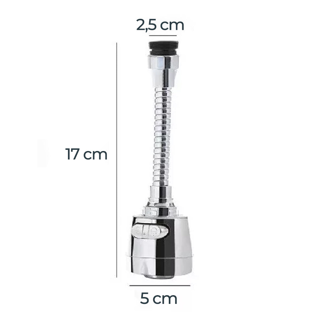 Chuveirinho Torneira Bico Giratório 360 Graus Adaptador