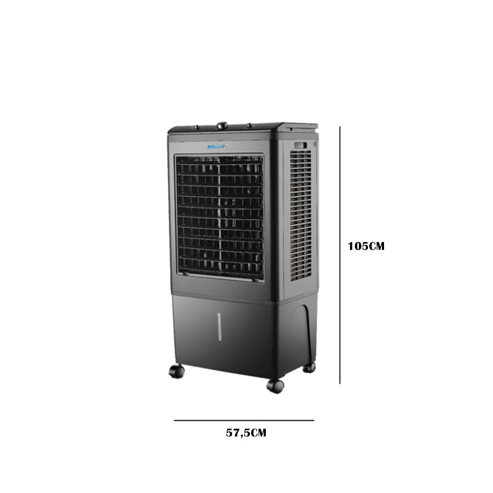 Climatizador de Ar Evaporativo Zlx-45 45 Litros 4 Funções 150w 127v Zellox