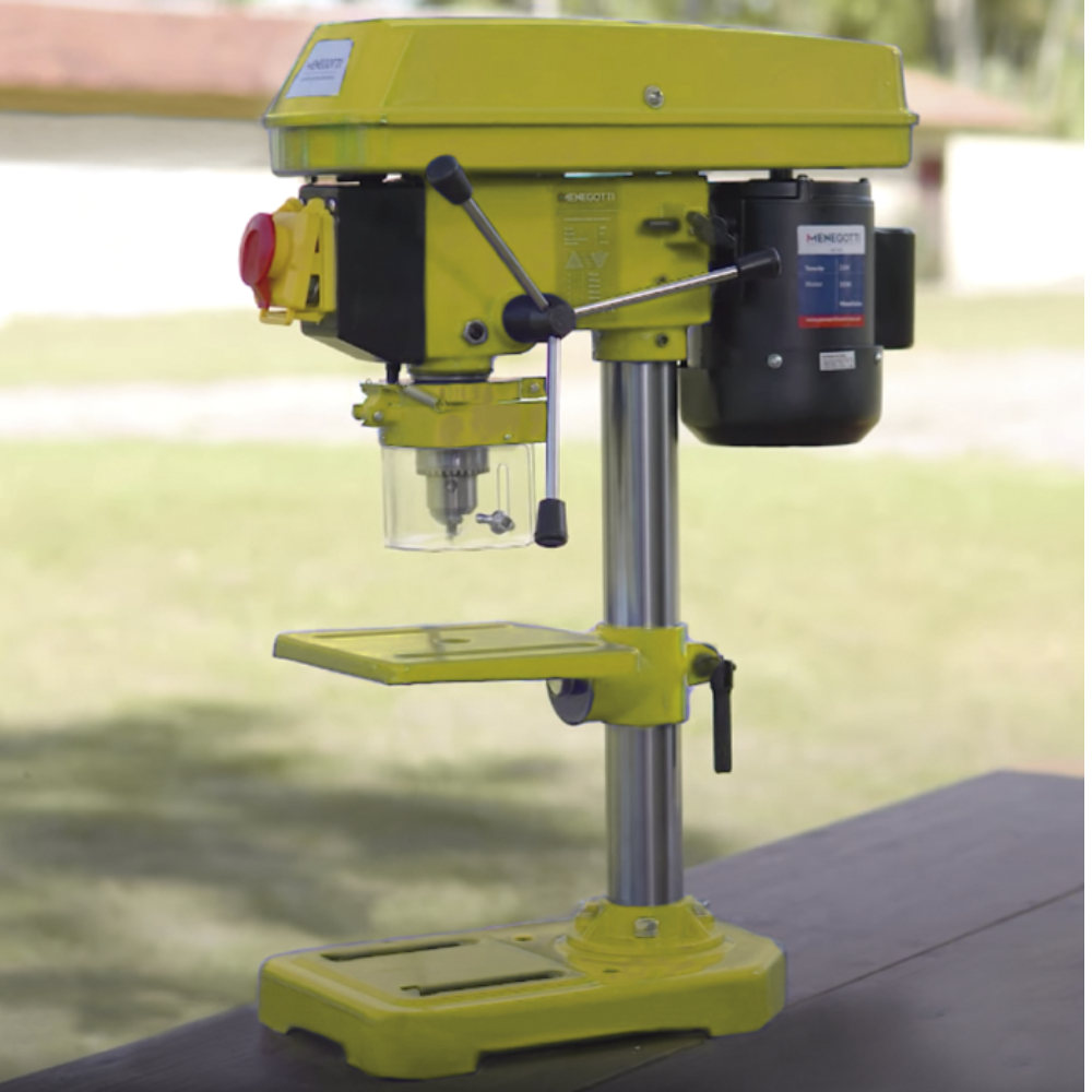 Furadeira de Bancada Mfb-13 com Motor Mono 350w 60hz e Mandril 127v Menegotti
