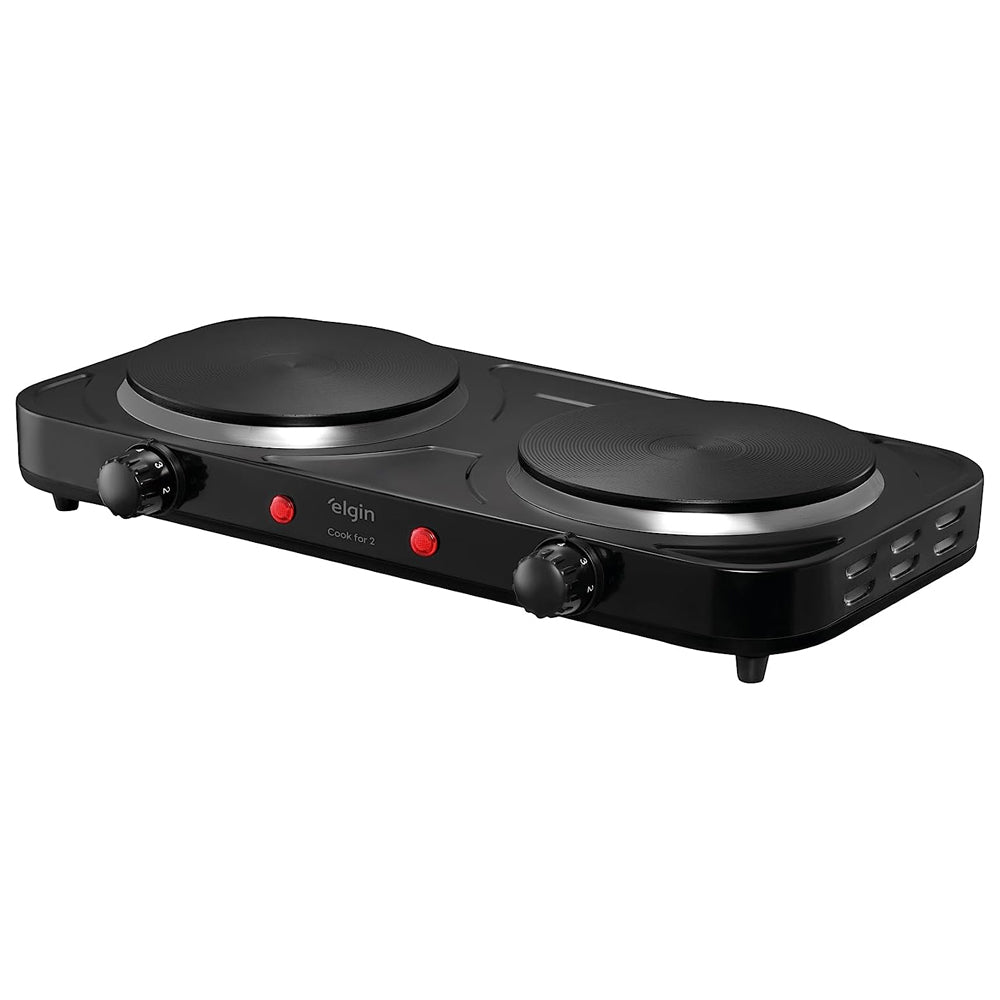 Fogão Elétrico Portátil Cooktop 2 Bocas 220v Elgin