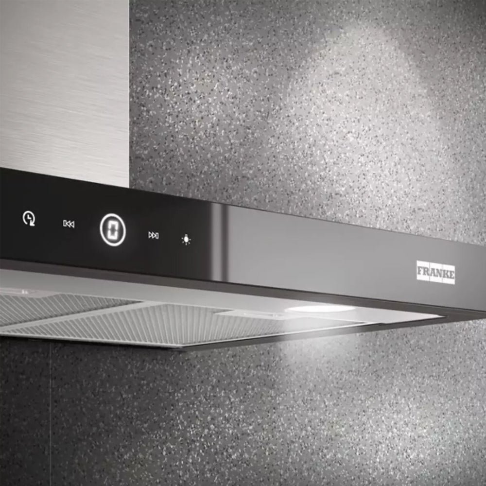 COIFA PAREDE 60CM INOX VIDRO TEMPERADO LINEA TOUCH FRANKE 127V