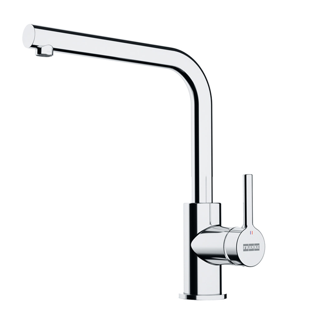 TORNEIRA GOURMET COM MISTURADOR MONOCOMANDO INOX EM L FRANKE