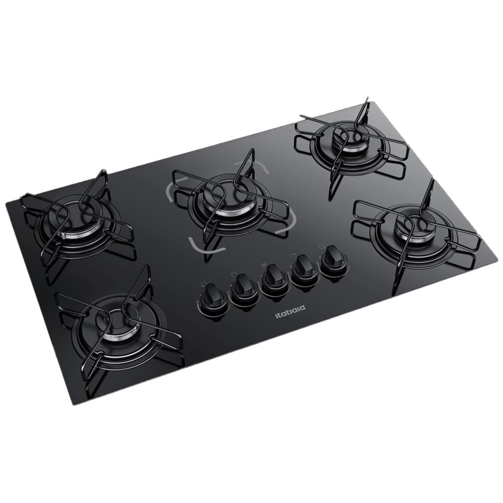 COOKTOP FOGÃO ITATIAIA ESSENCIAL 5 BOCAS BIVOLT PRETO