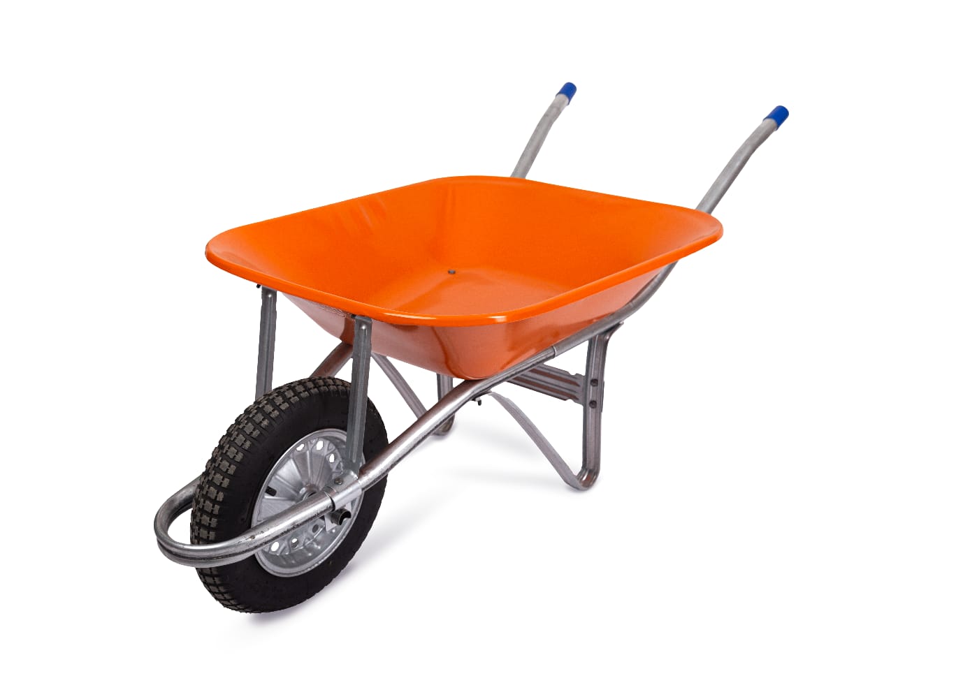 Carrinho de Mão Reforçado Aço Galvanizado 60 Litros Metalosa