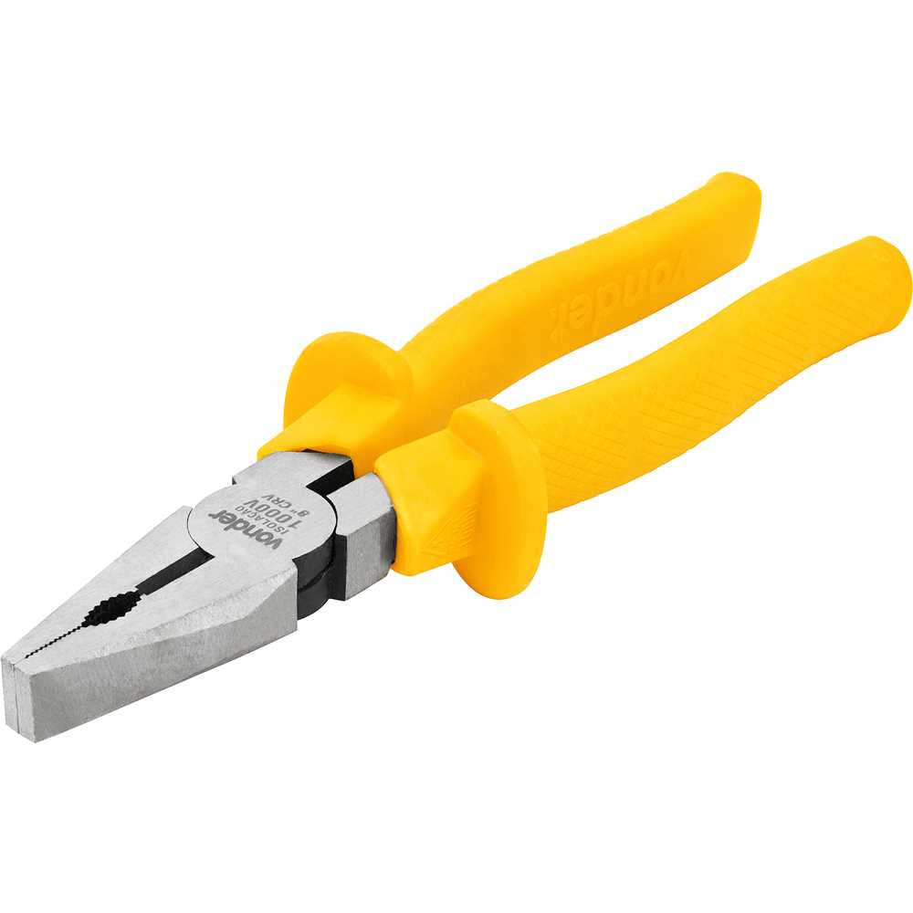 ALICATE UNIVERSAL 8" CROMO VANÁDIO COM ISOLAÇÃO ATÉ 1.000V VONDER