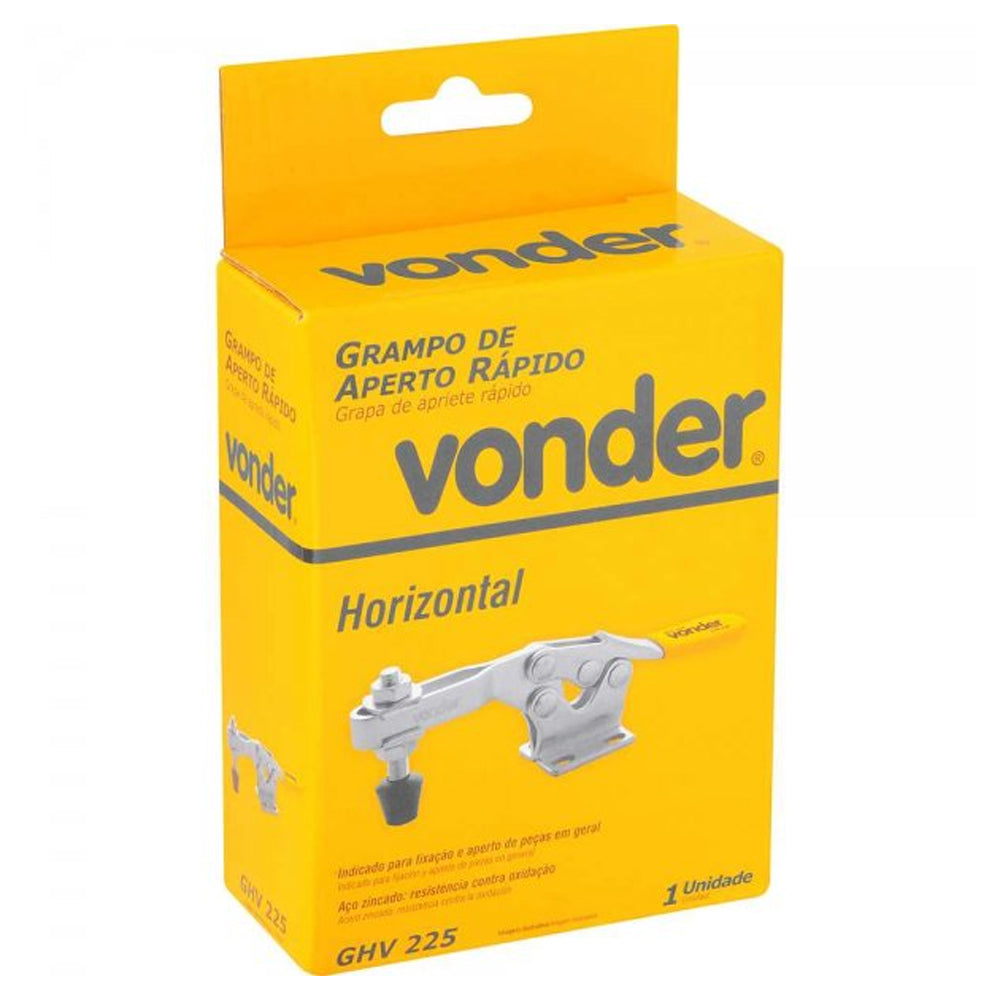 GRAMPO DE APERTO RÁPIDO TIPO HORIZONTAL GHV 225 VONDER