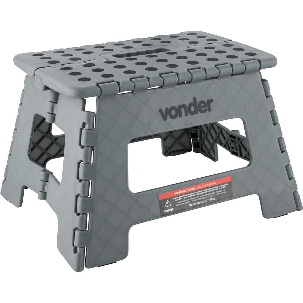 Banqueta Plástica Dobrável Altura 220MM Vonder