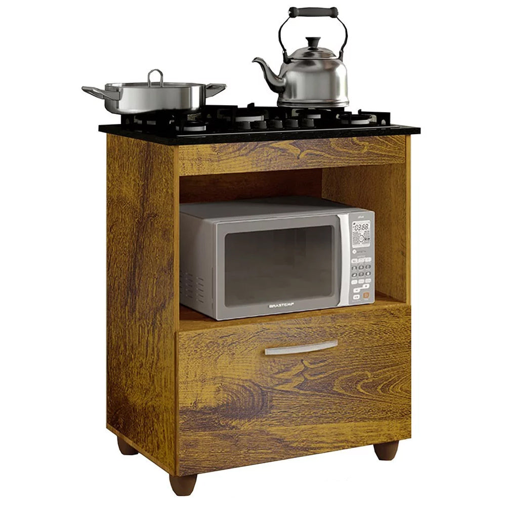 BALCÃO COOKTOP SALVIA 4 BOCAS KAIKI MÓVEIS