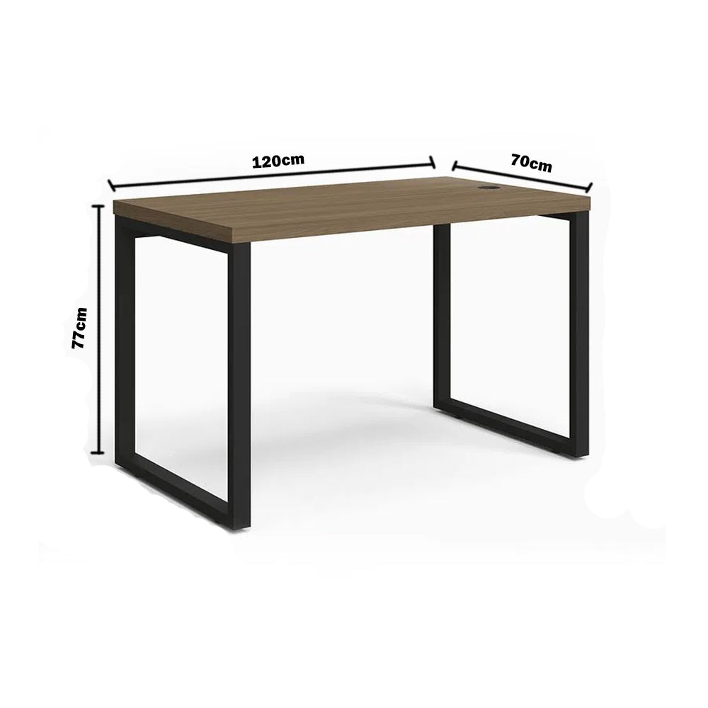 MESA COM GAVETEIRO ESCRITÓRIO HOME OFFICE 1,2M 2 GAVETAS KAPPESBERG