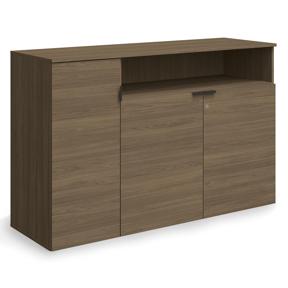 Armário Medio para Escritório 3 Portas Carvalho Munique F208 Kappesberg